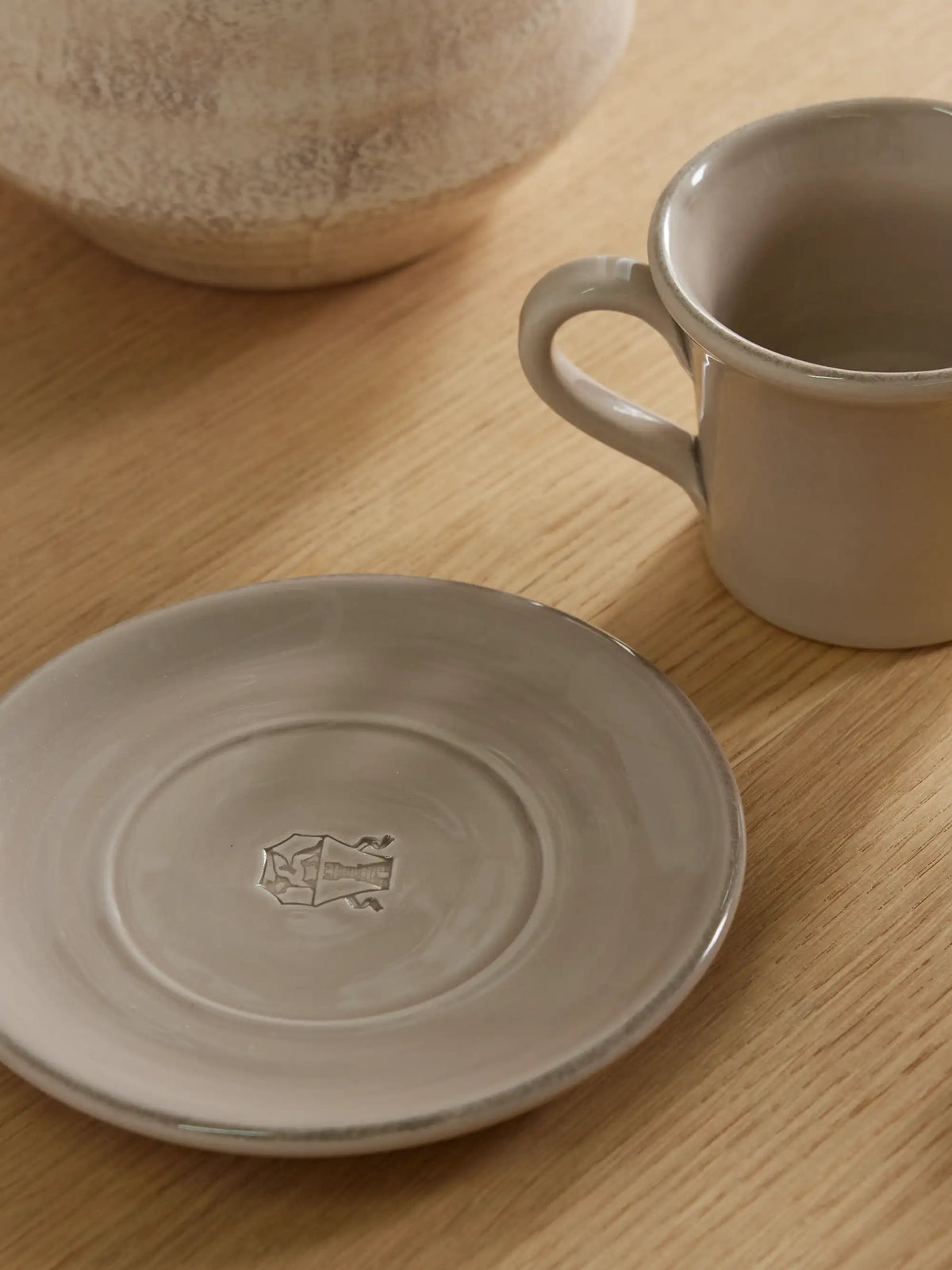 Set Of Two Ceramic Cups And Saucers