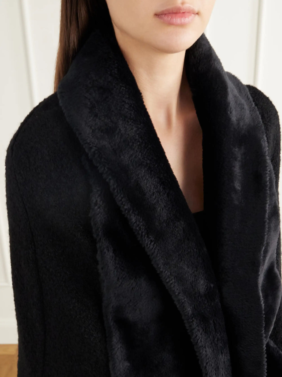 Junya Watanabe Plush-trimmed Wool-blend Felt Jacket