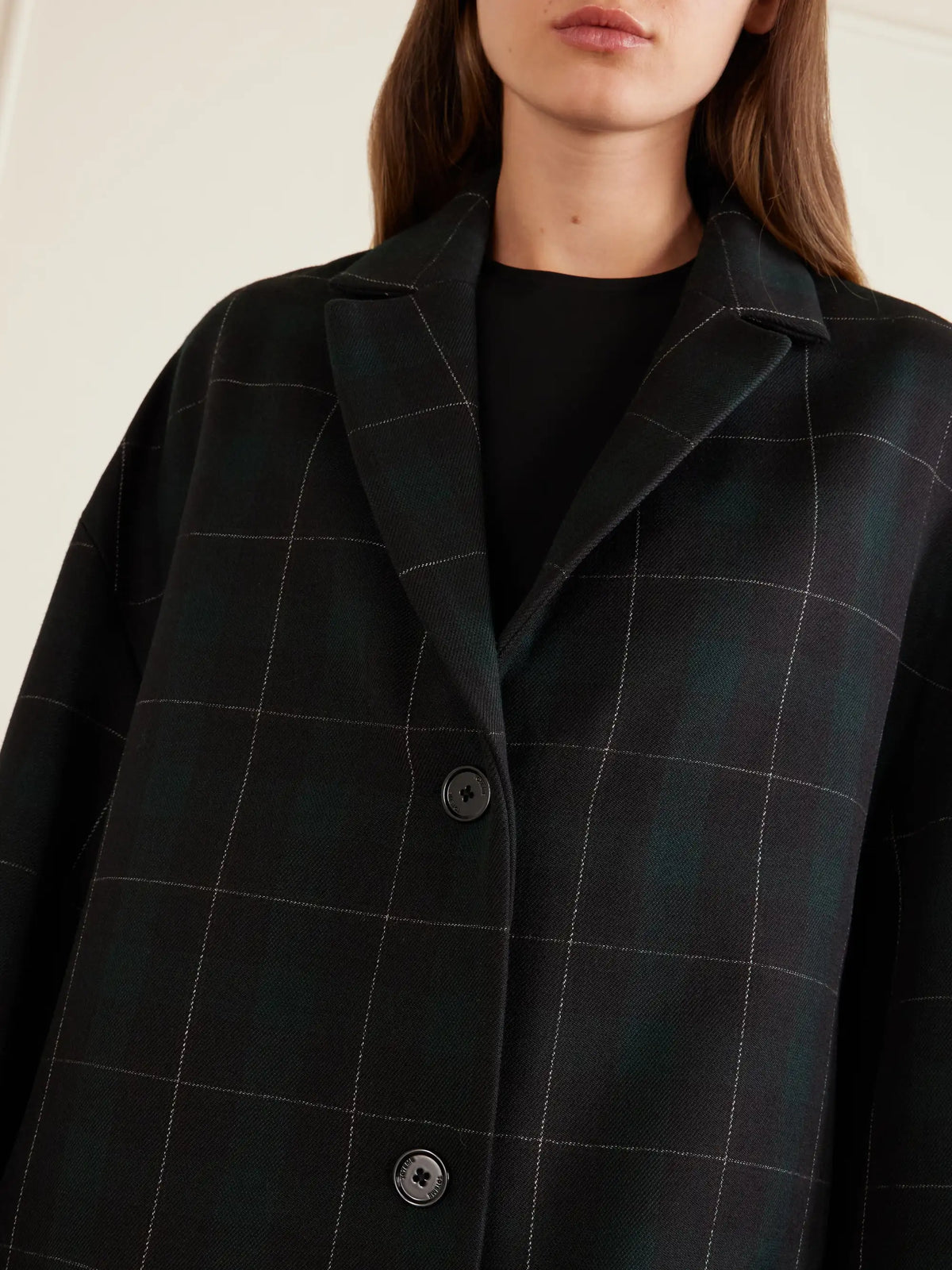 TOTEME Checked Wool-blend Coat