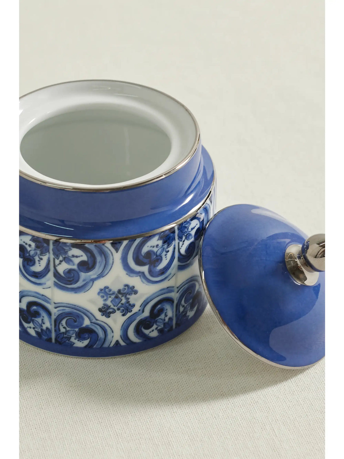 Printed Porcelain Sugar Bowl