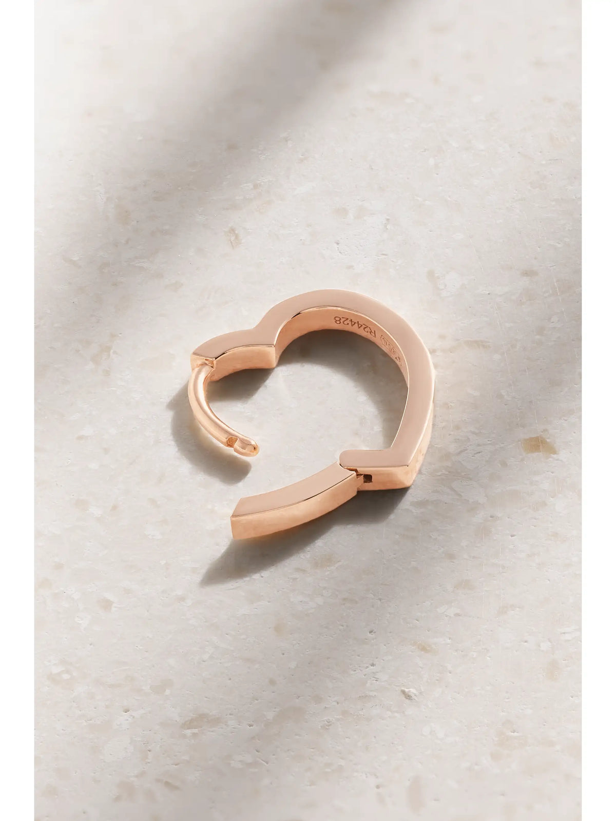 Antifer Heart Small 18-karat Rose Gold Single Earring