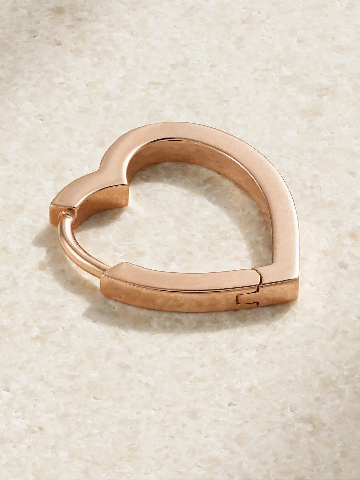 Antifer Heart Small 18-karat Rose Gold Diamond Single Earring