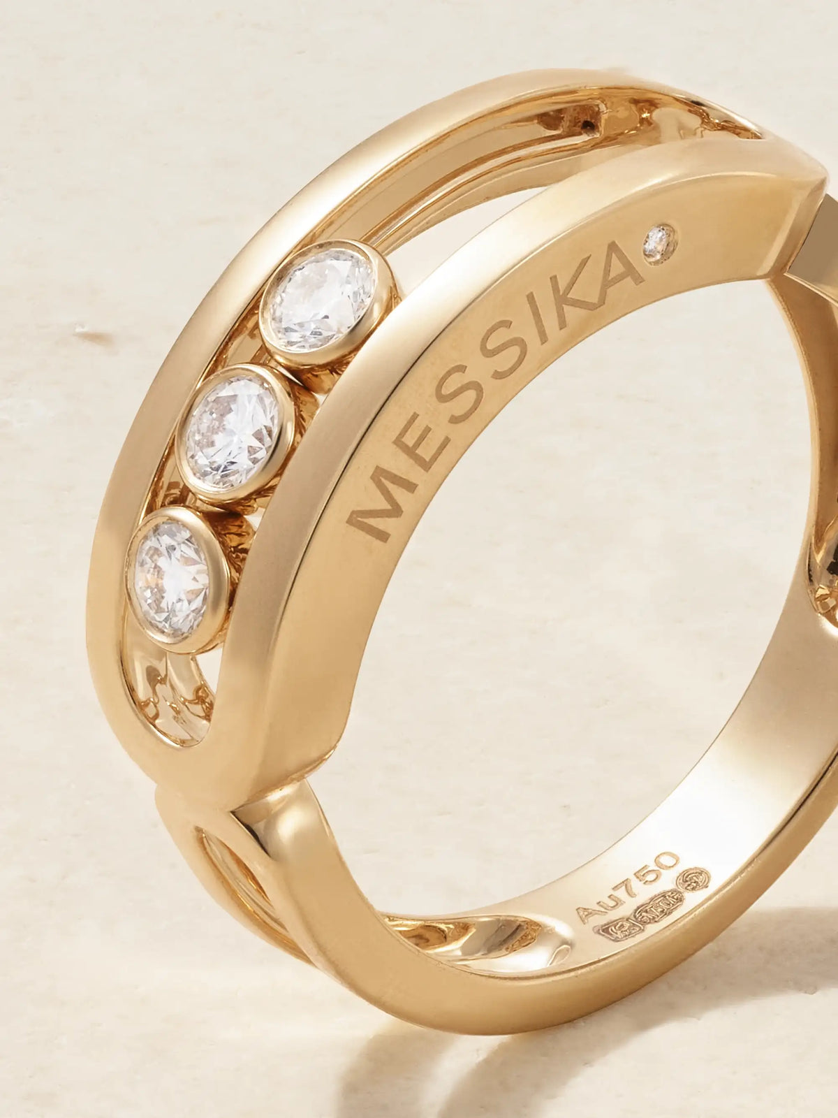 Move Classique 18-karat Gold Diamond Ring