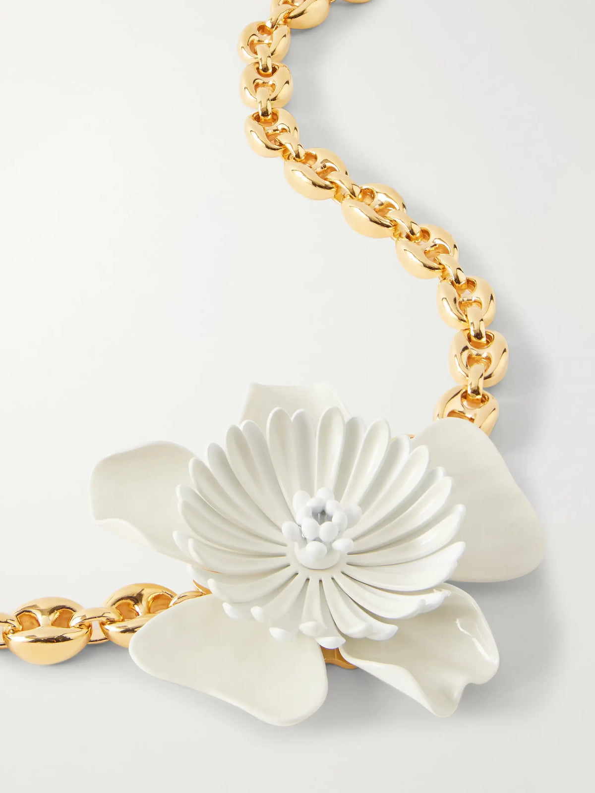 Gold-tone Lacquer Necklace