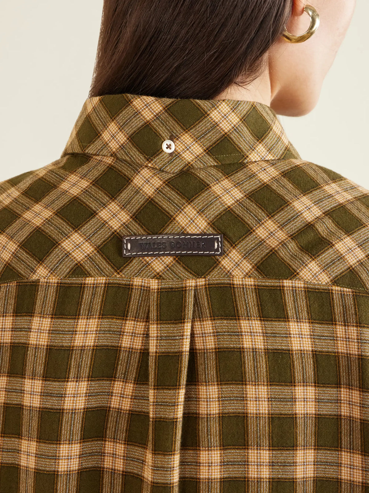 Wales Bonner Ritual Checked Flannel Shirt