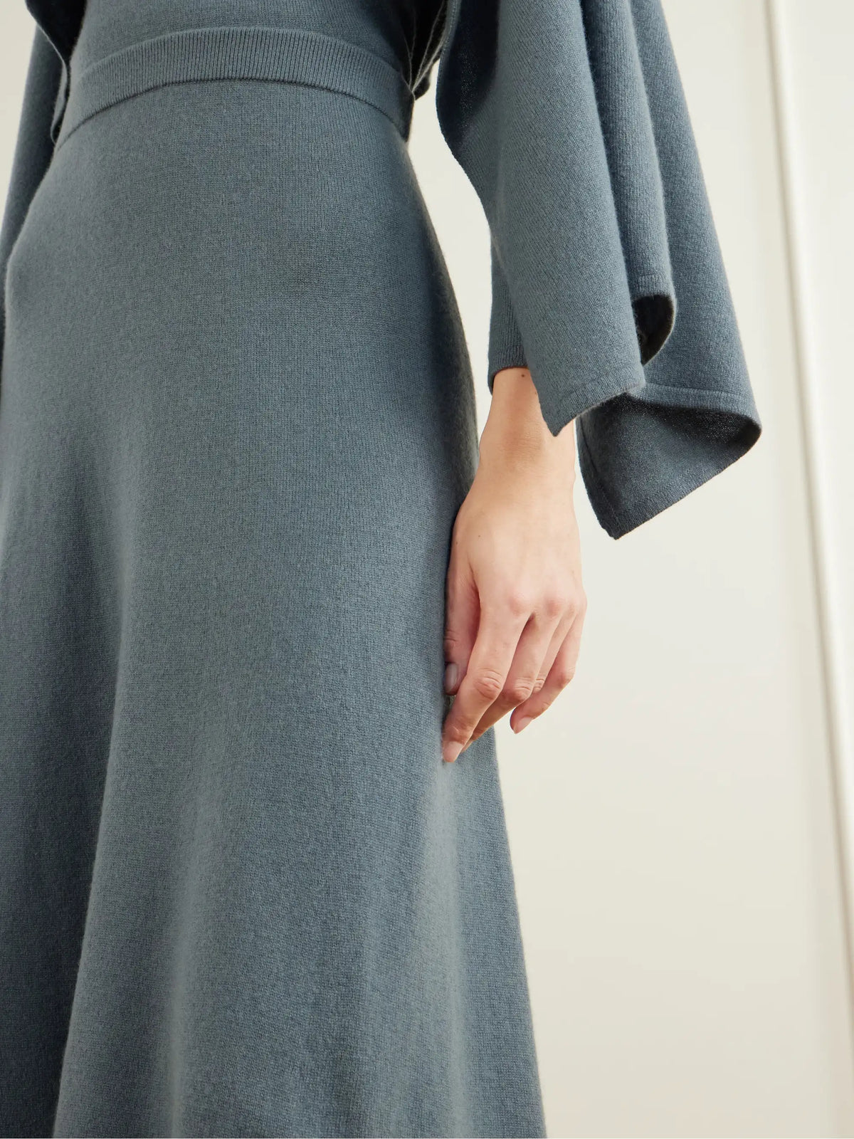 Zimmermann Valiant Wool And Cashmere-blend Knitted Midi Skirt
