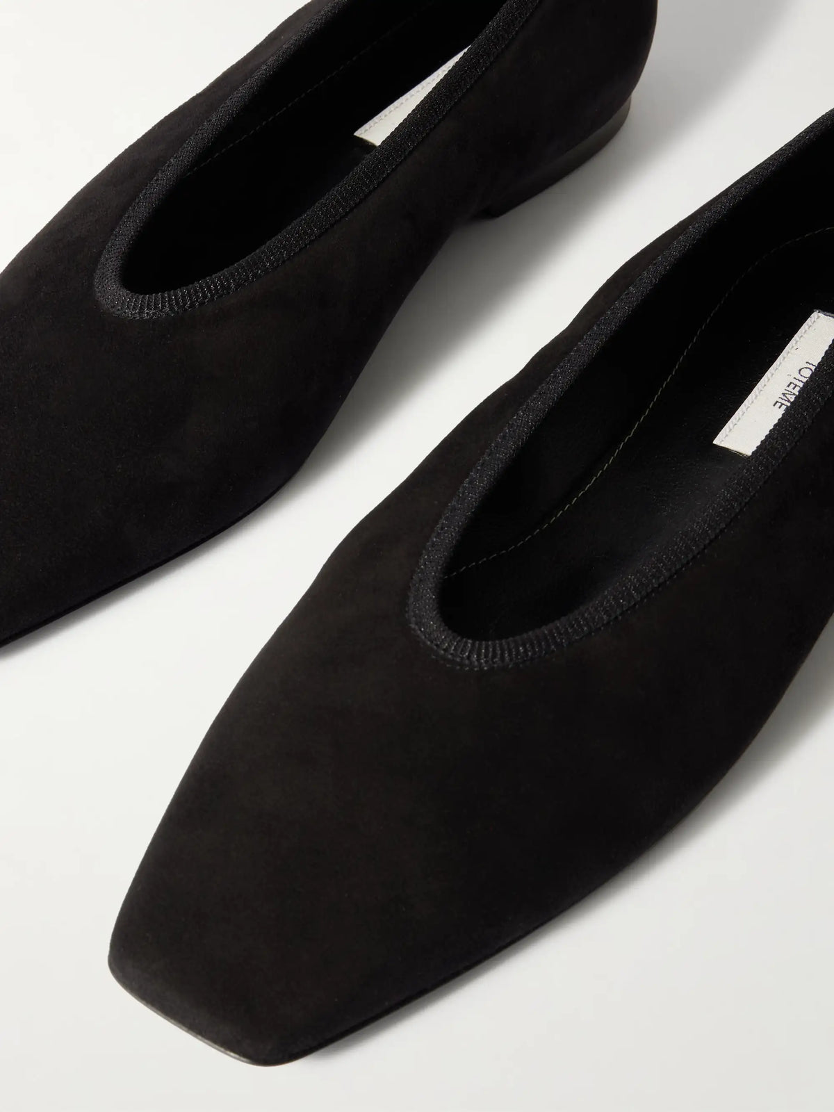 The Minimalist Suede Ballet Flats