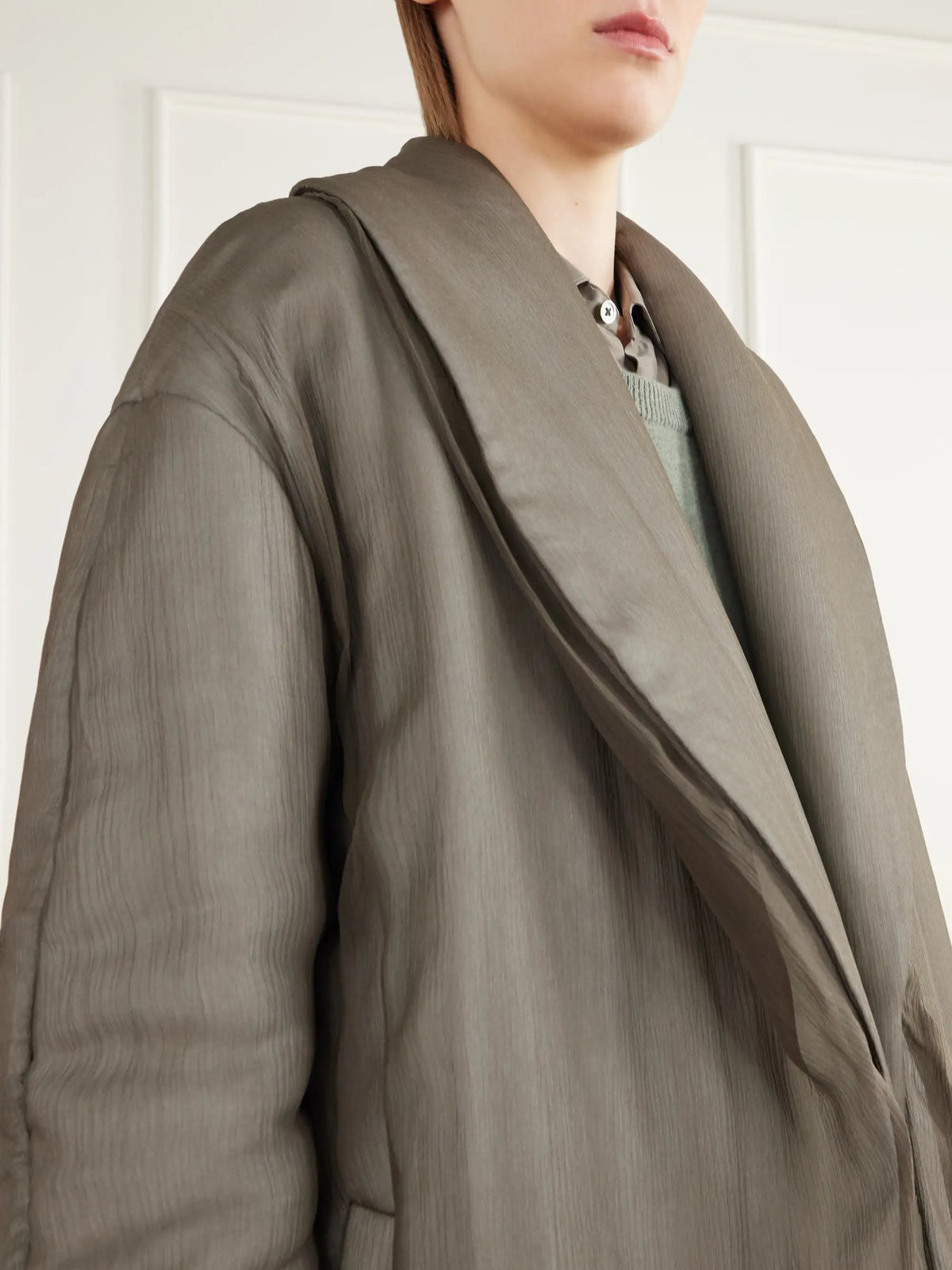 Ruohan Mergui Silk-gauze Coat