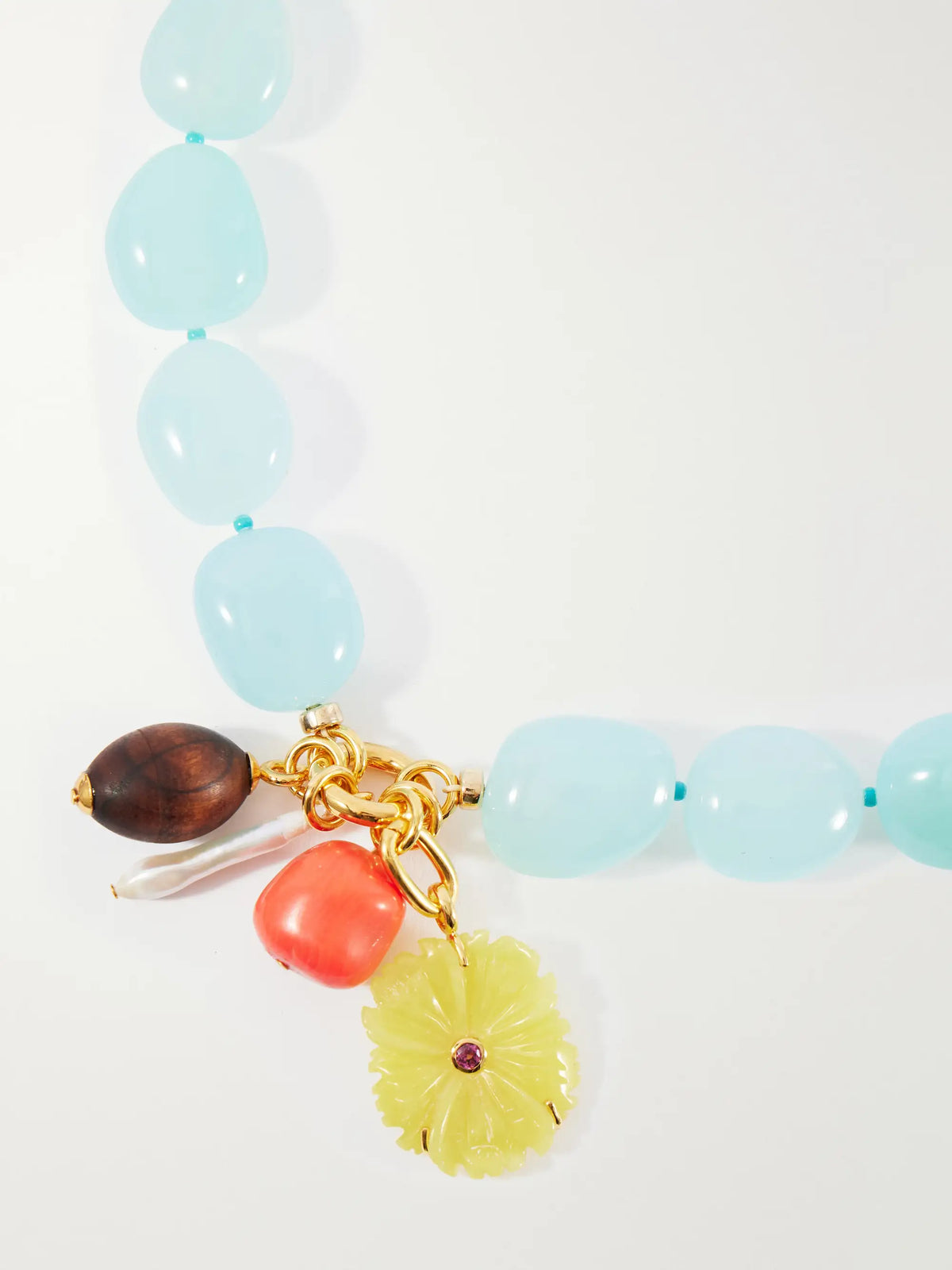 Cordoba Beaded Charm Necklace