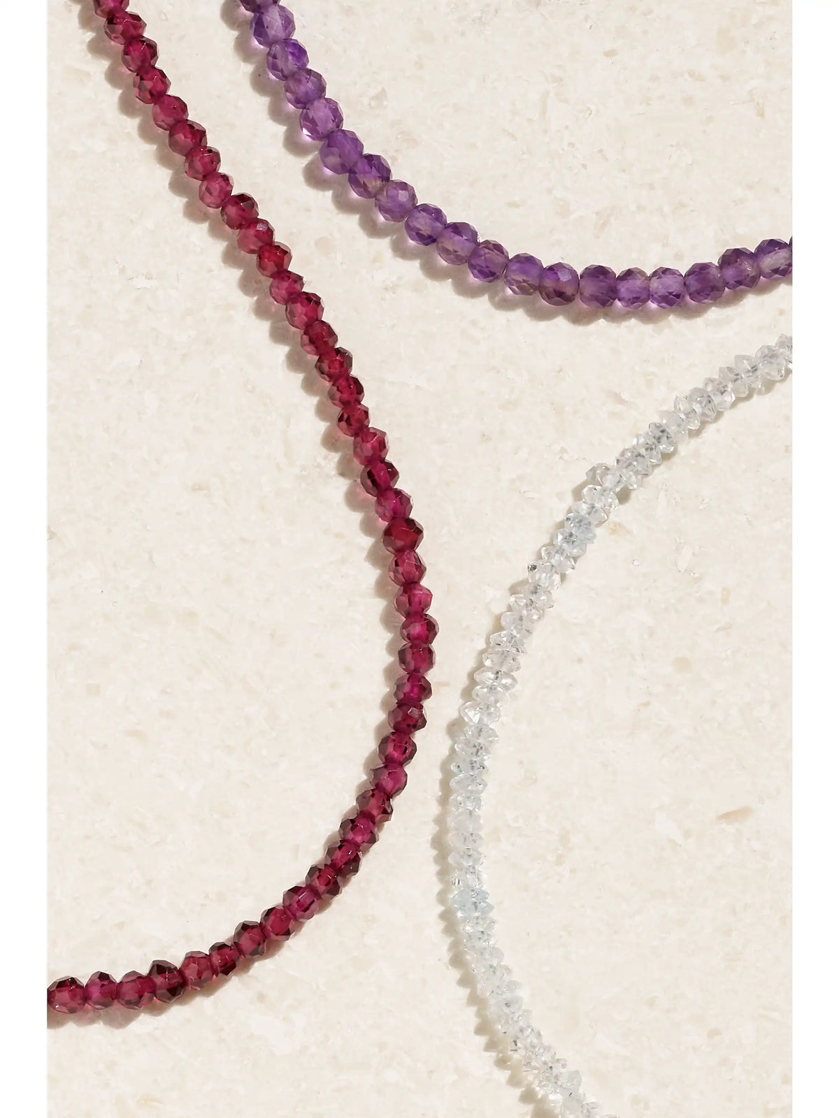 + Net Sustain Birthstone 14-karat Gold Beaded Necklace