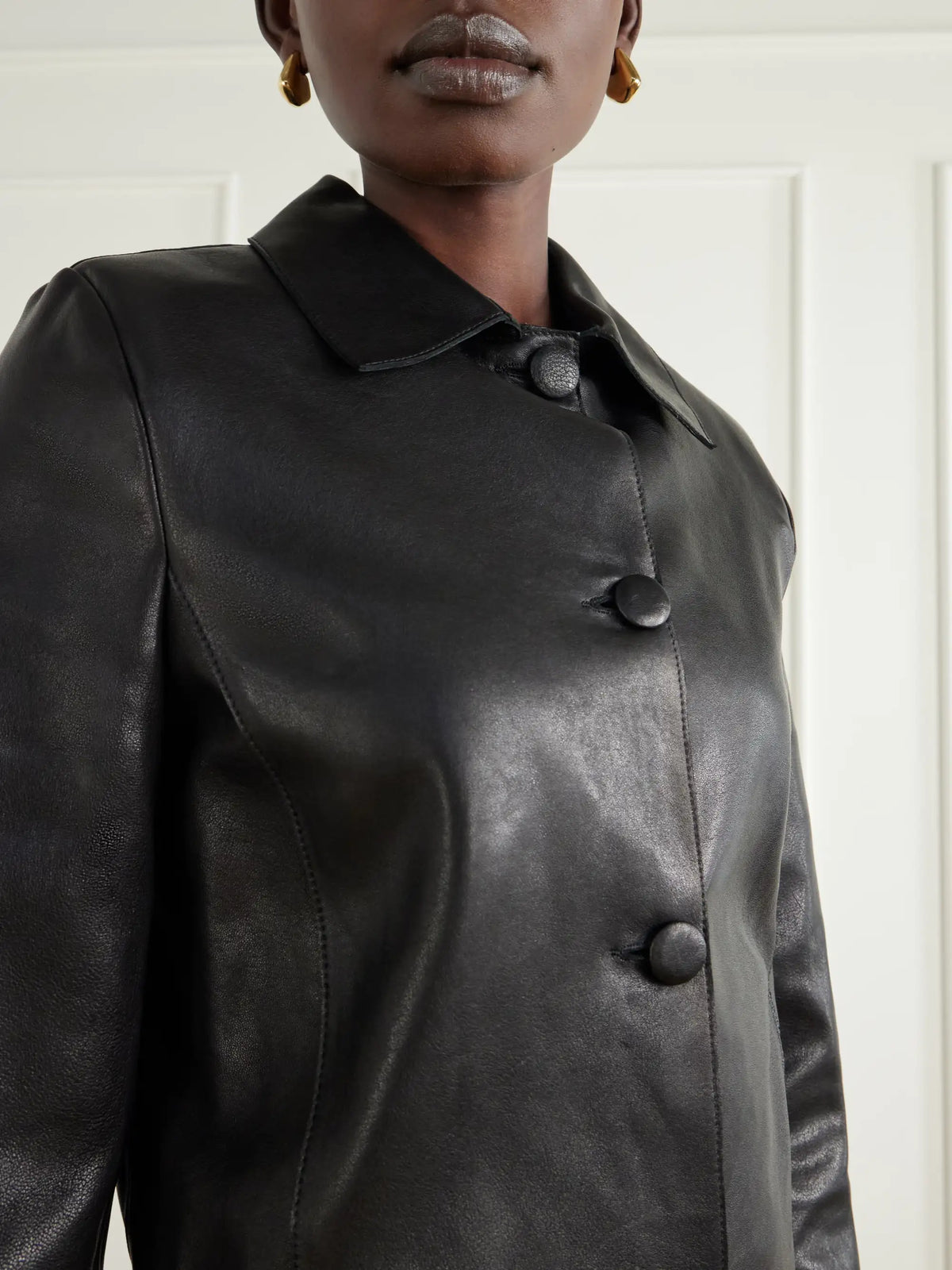 Nour Hammour Hadley Leather Jacket