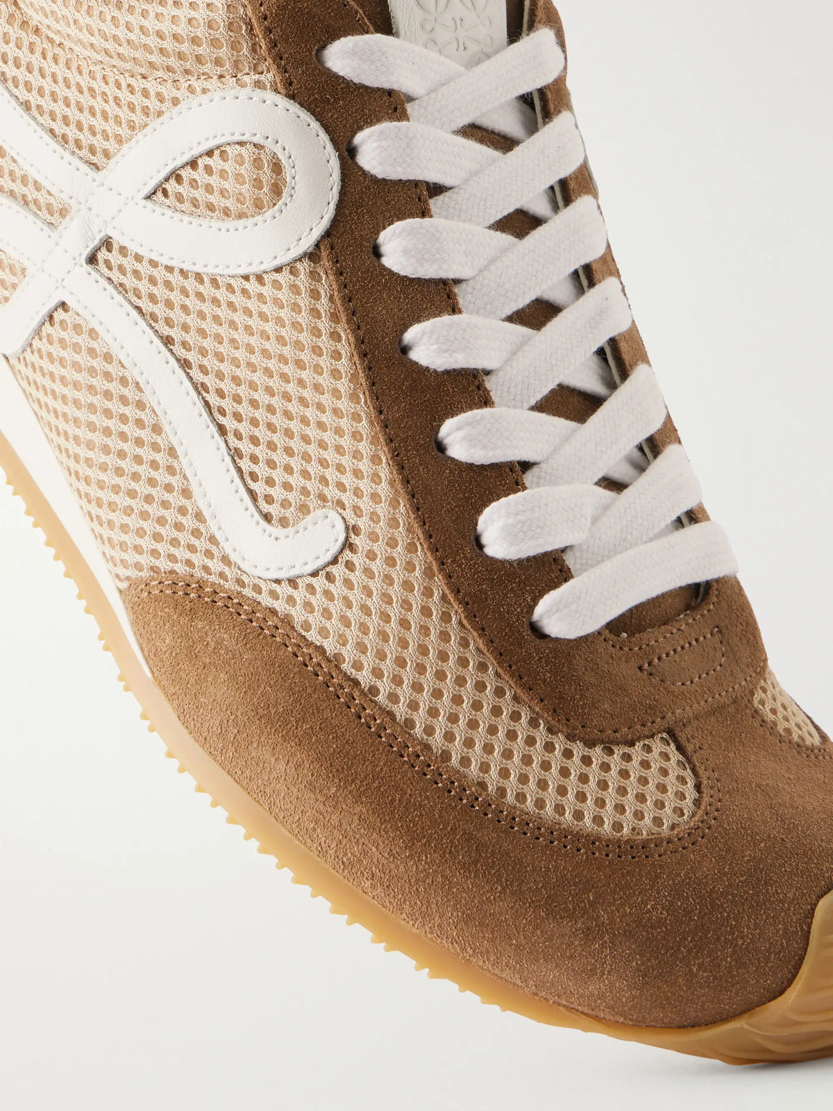 Ballet Runner 2.0 Logo-appliquéd Suede-trimmed Mesh Sneakers