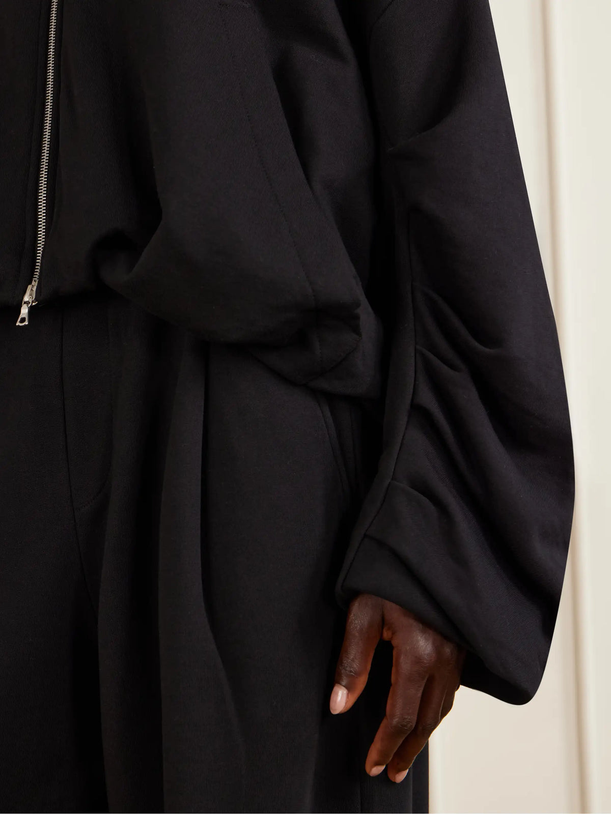 Cotton-jersey Zip-up Hoodie