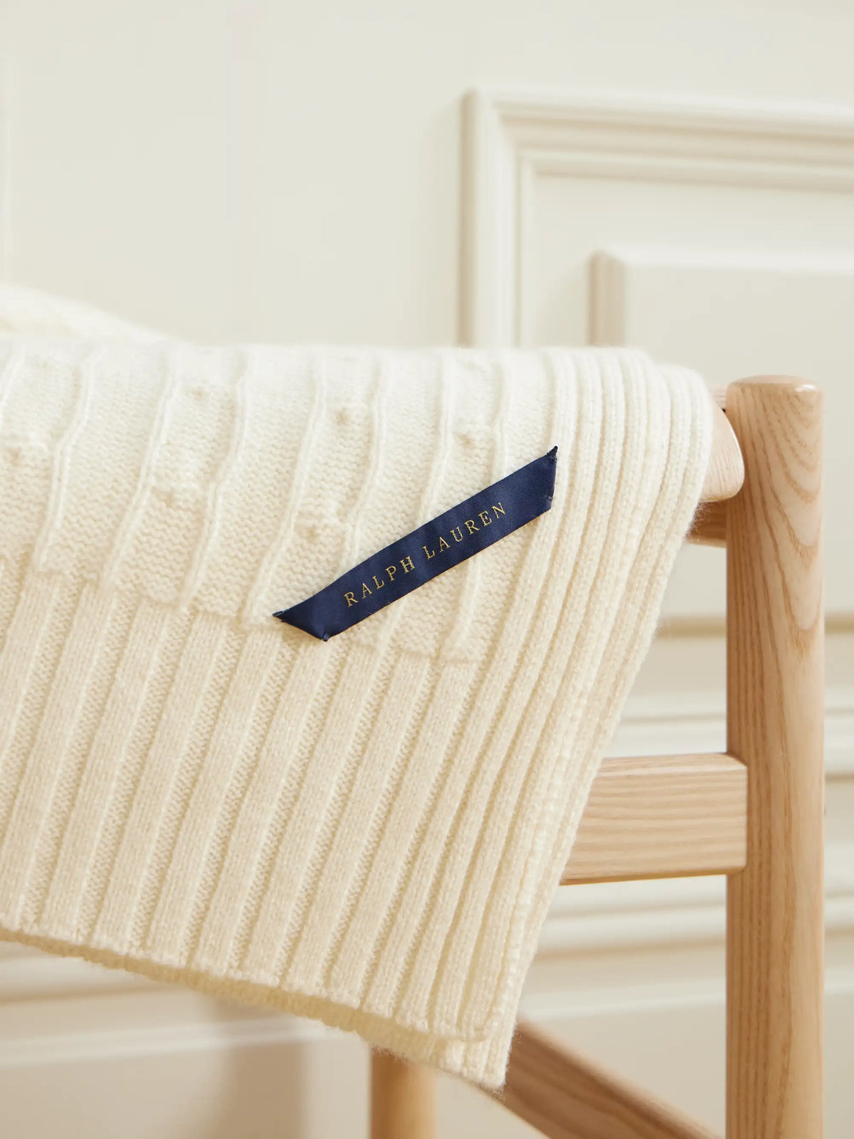 Cable-knit Cashmere Blanket