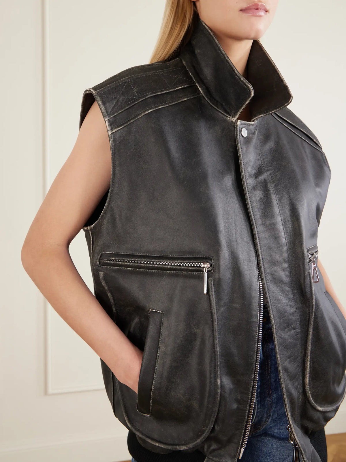 Leather Vest