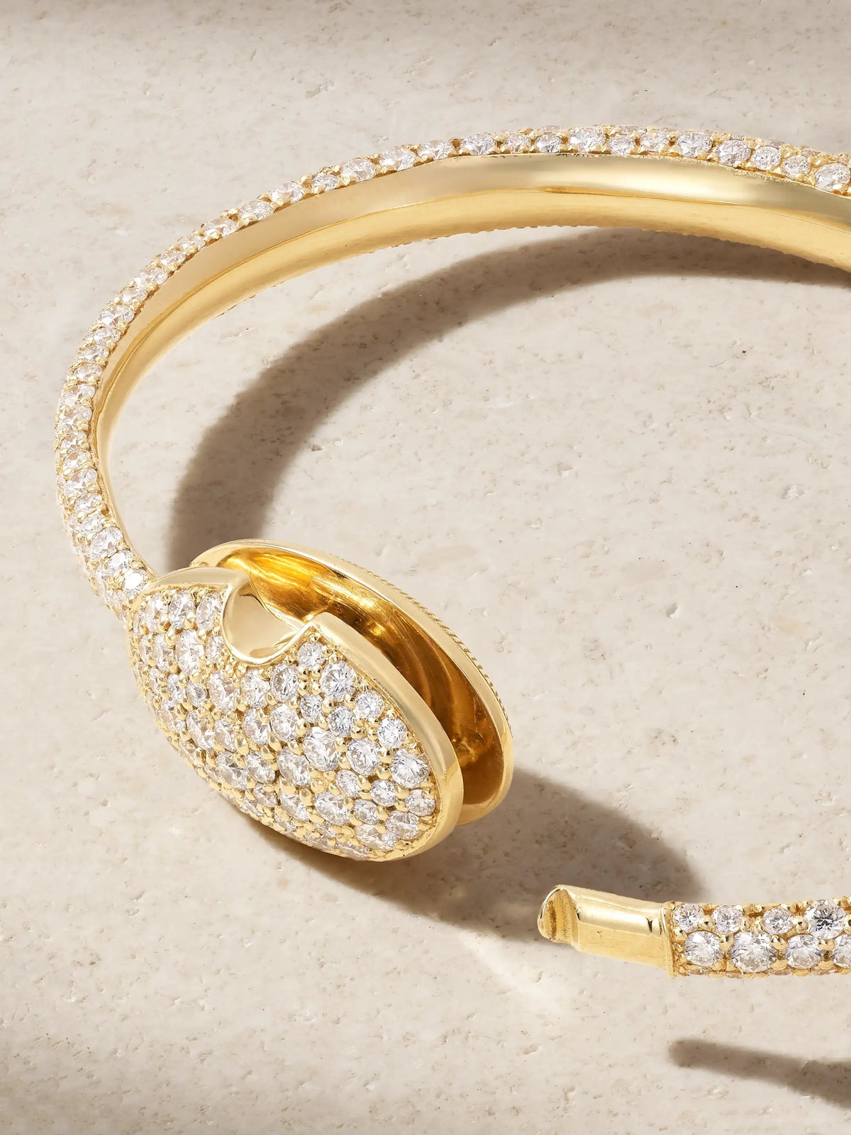 Allstone Oval Musgrave 18-karat Gold Diamond Bracelet