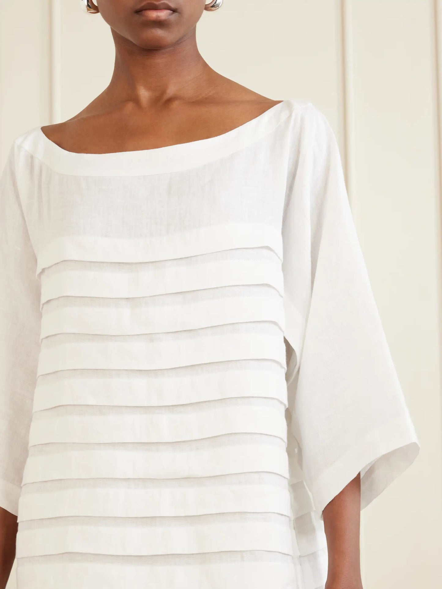 Cleo Tiered Linen Maxi Dress