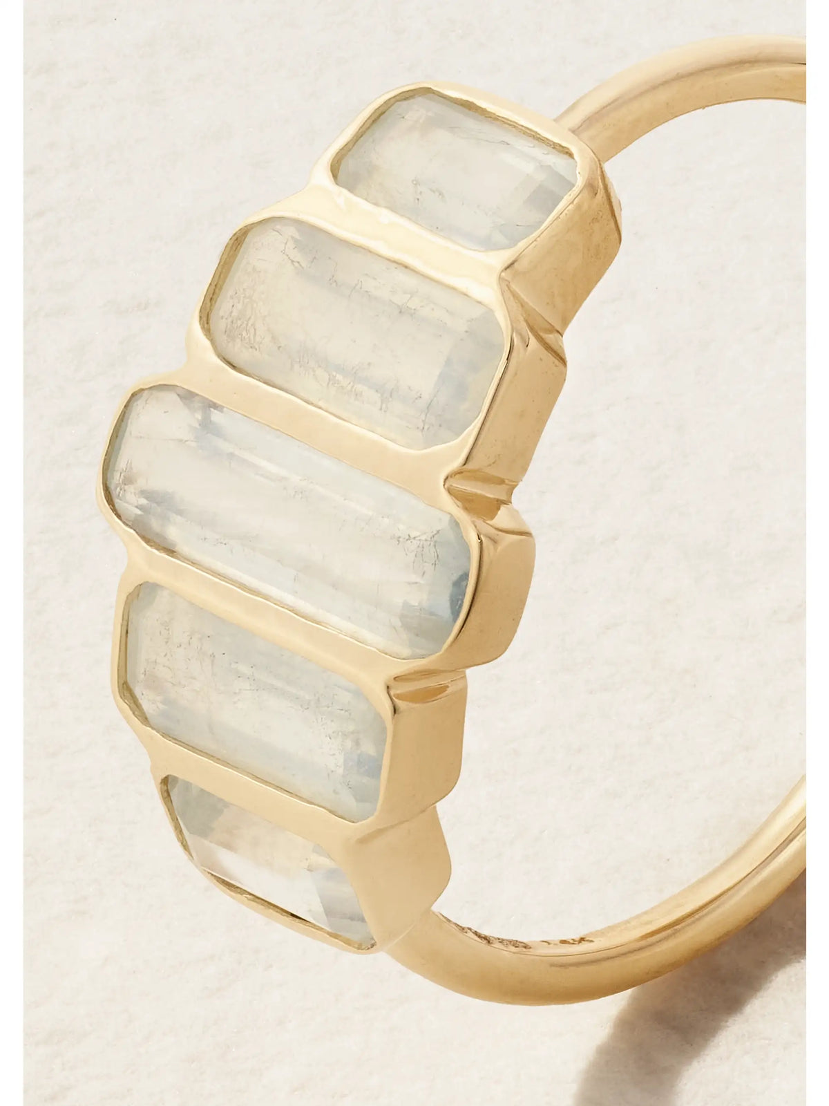 Cityscape 14-karat Recycled Gold Aquamarine Ring