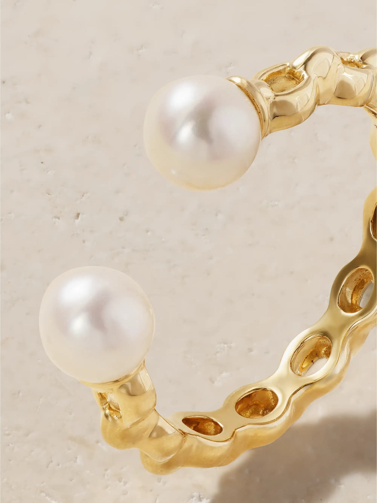 Sea Of Beauty 14-karat Gold Pearl Ring