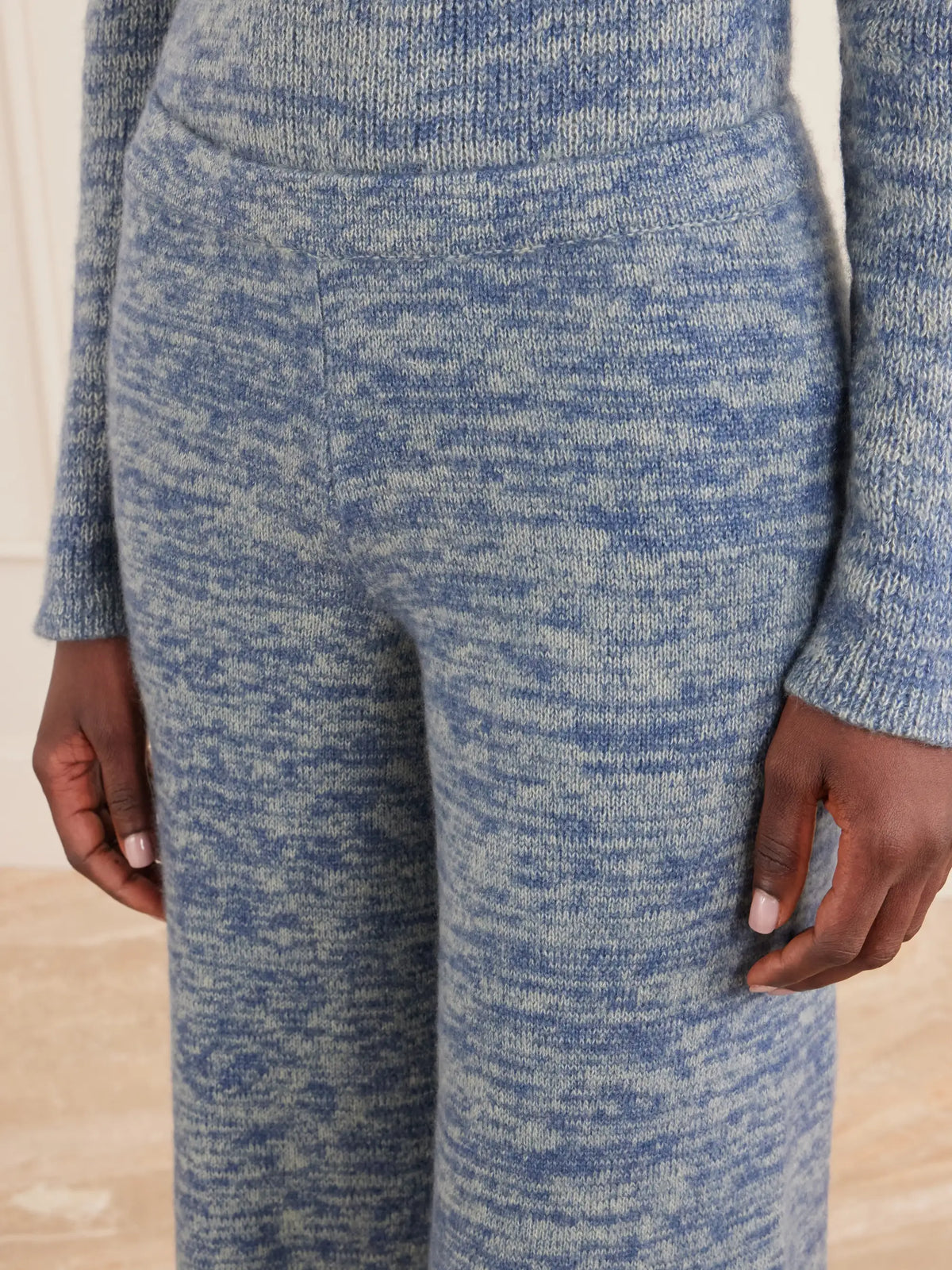 Nimbus Knitted Cashmere And Silk-blend Wide-leg Pants