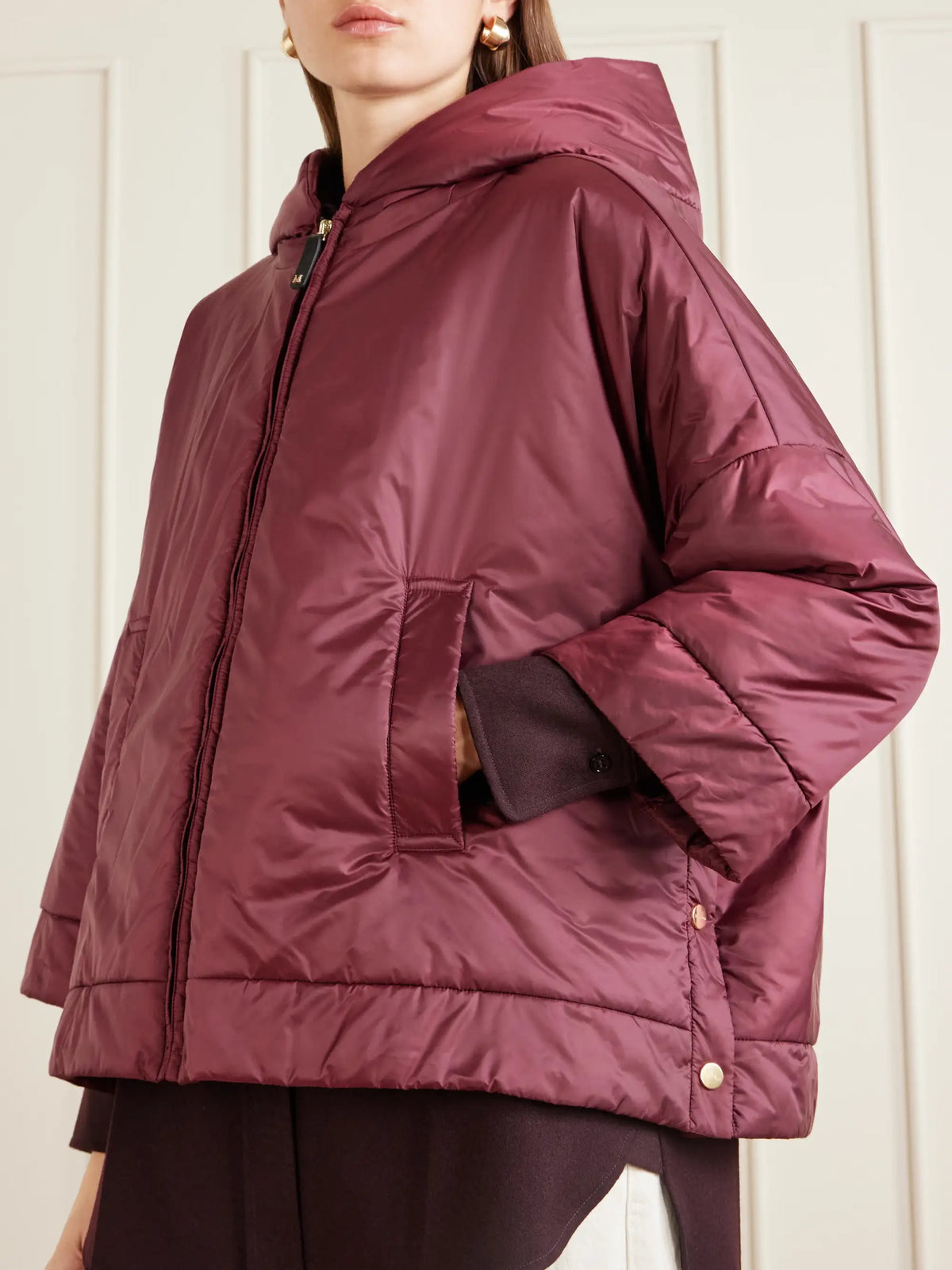Padded Hooded Shell Jacket