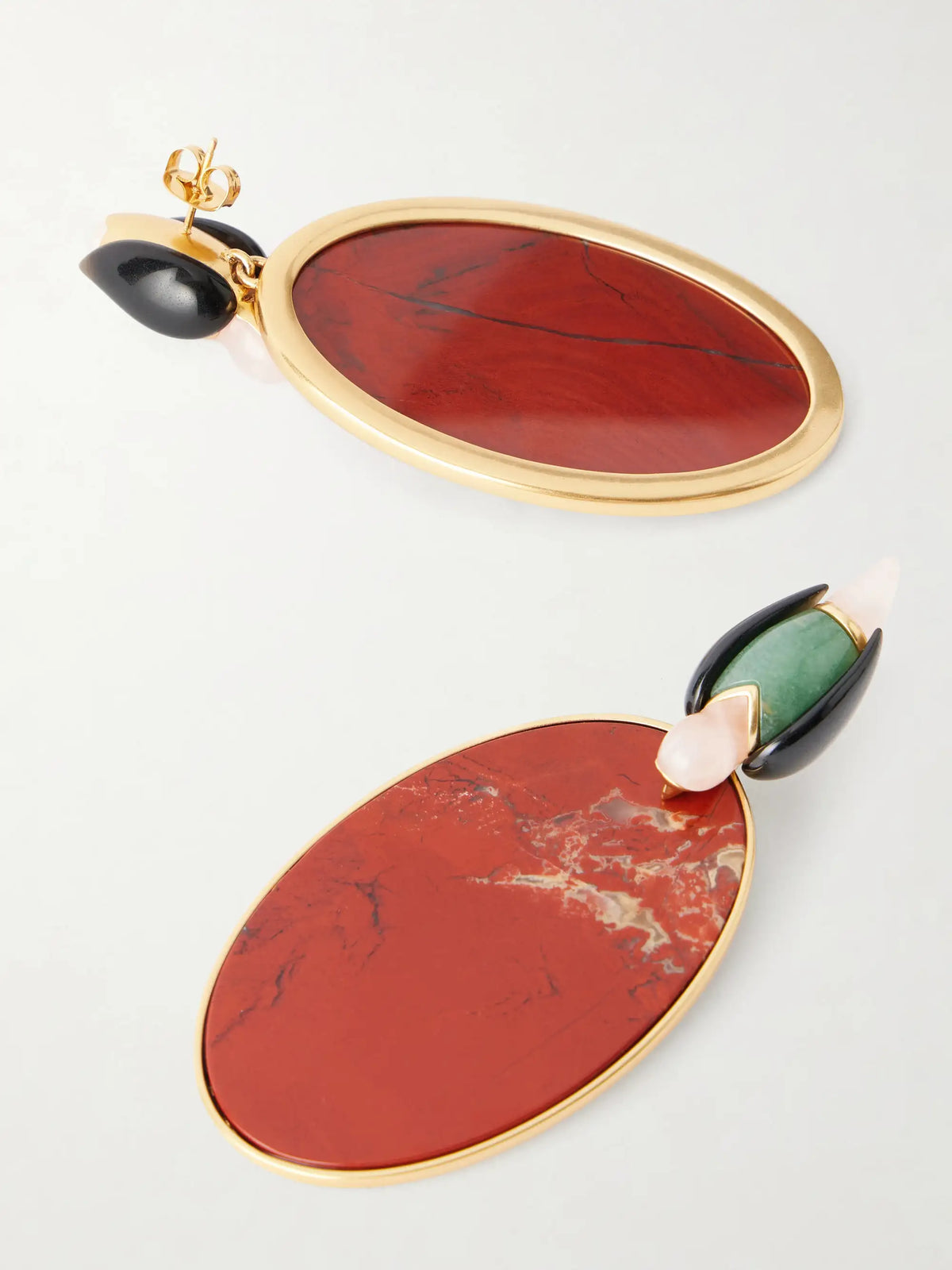 Zimmermann Plum Gold-plated Enamel Earrings