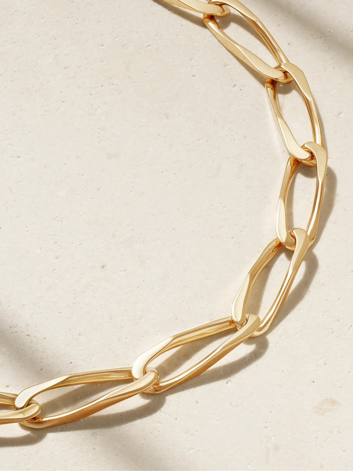 Gourmette 18-karat Gold Diamond Necklace