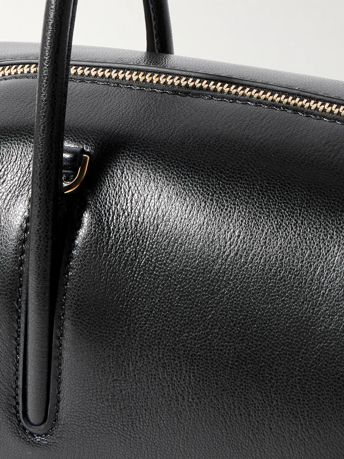 The Stockholm Midi Textured-leather Tote