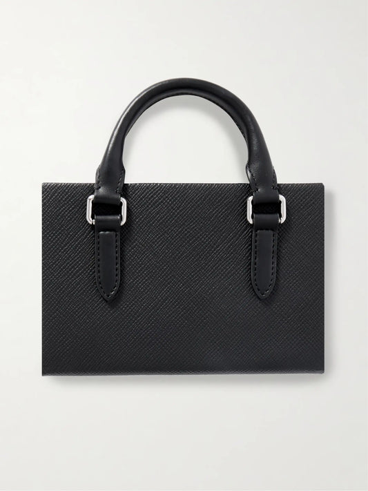 Smythson + Sacai Chelsea Textured-leather Notebook