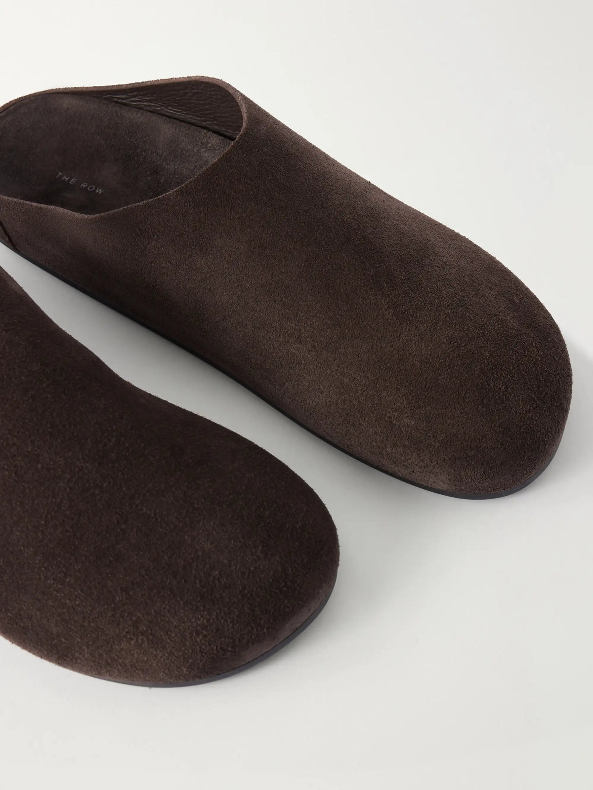 The Row Hudson Suede Slip-ons