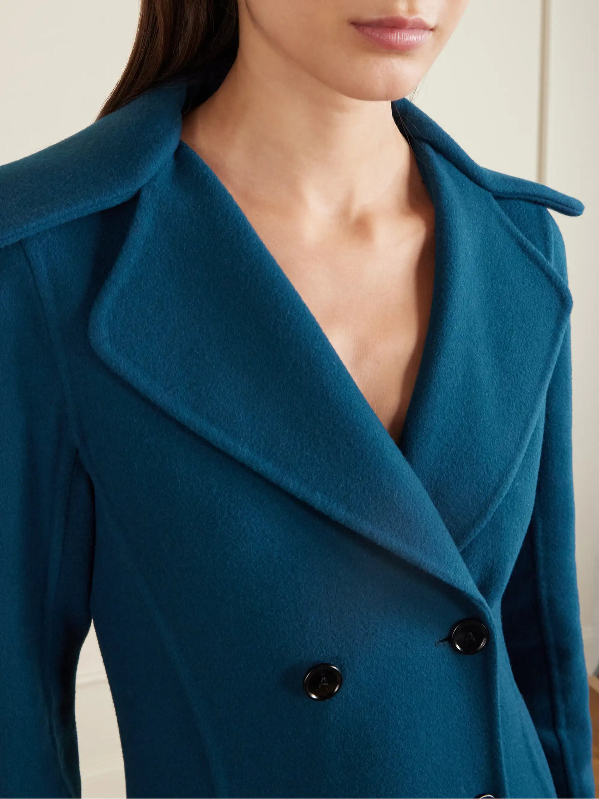 Double-breasted Wool Coat