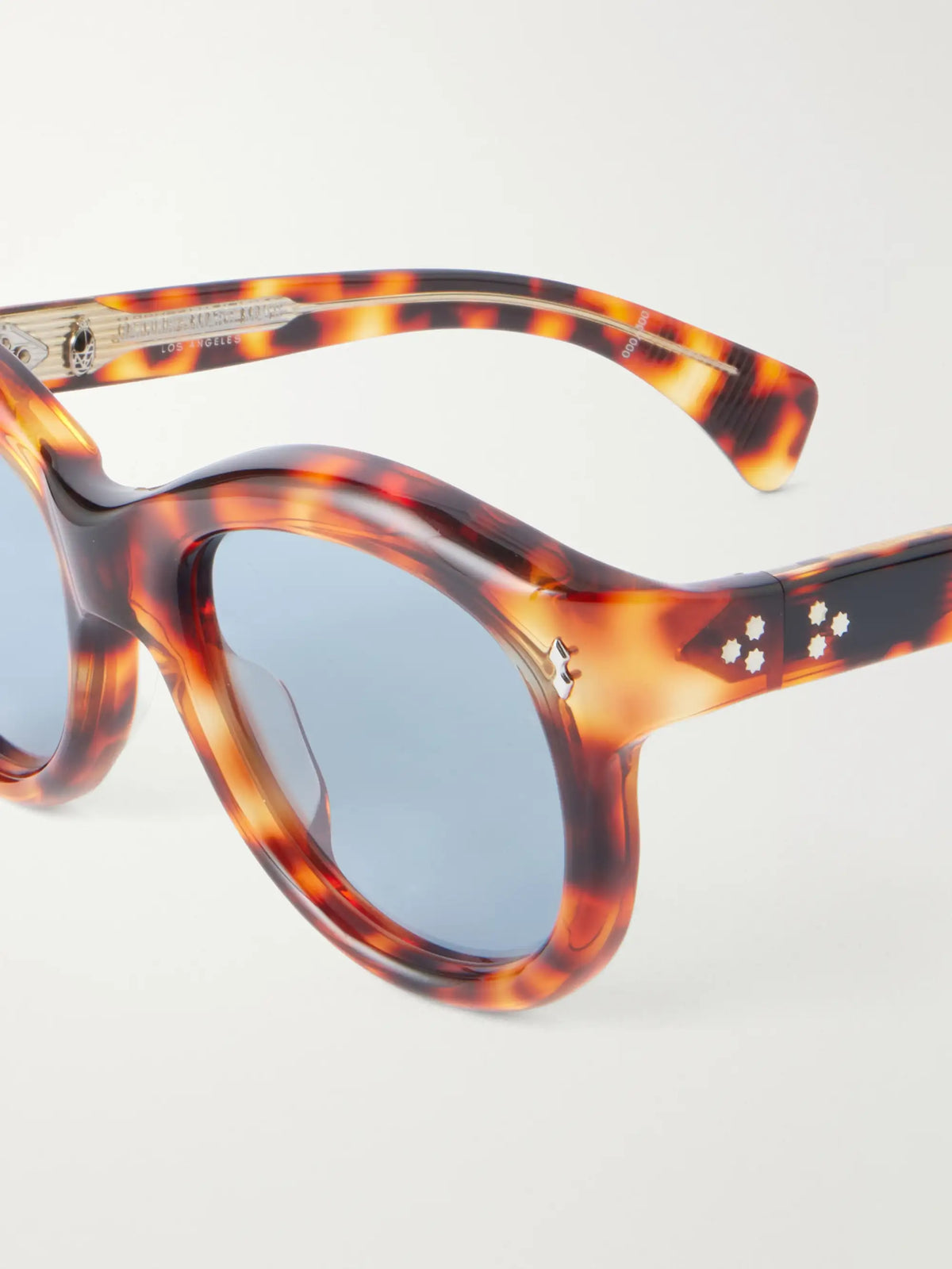 Jacques Marie Mage Jennie Round-frame Tortoiseshell Acetate Sunglasses