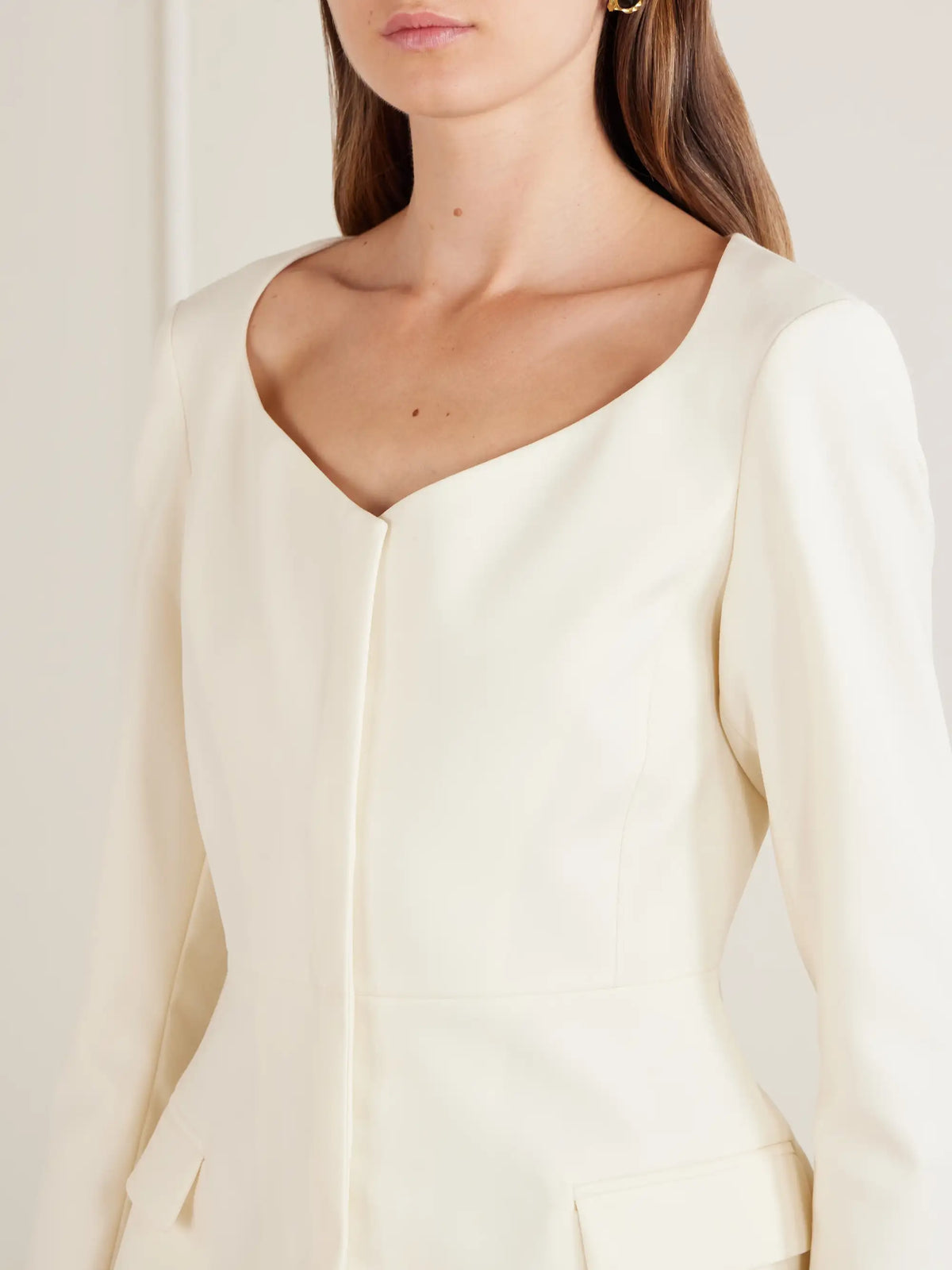 LIBEROWE Charlotte Wool-crepe Blouse