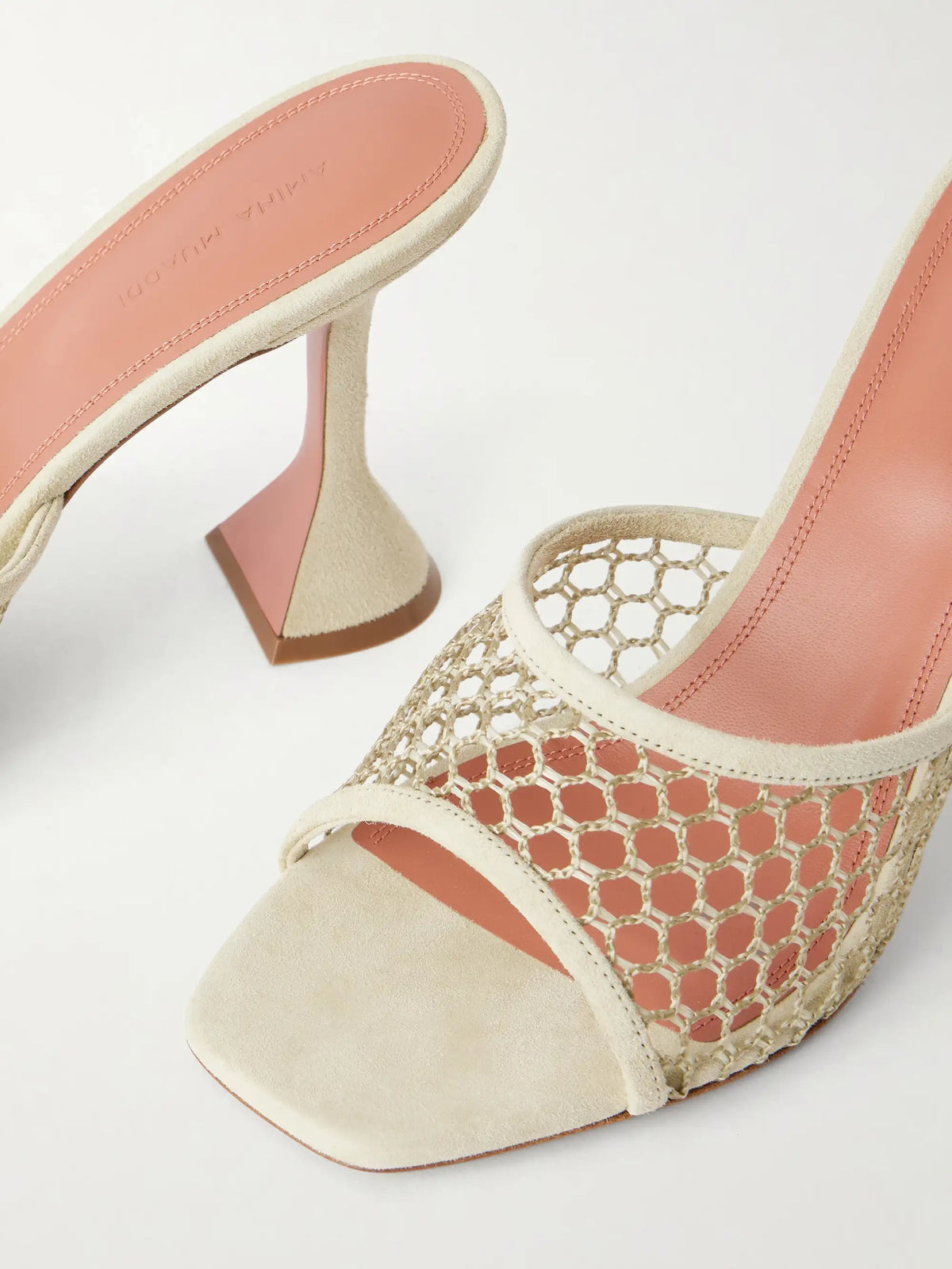 Lupita 95 Mesh Suede Sandals