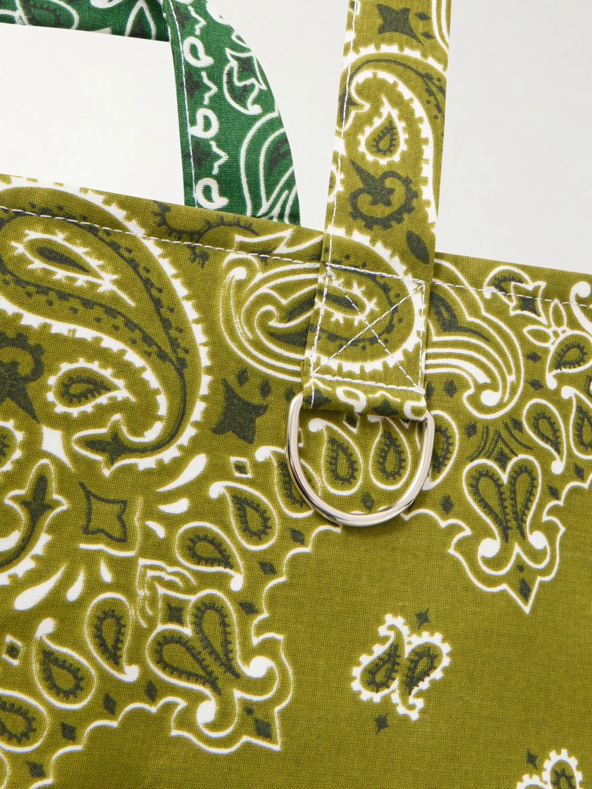 Maxi Basket Printed Cotton Tote Bag