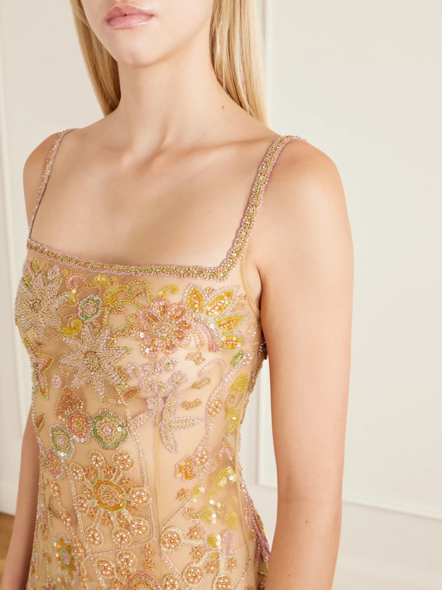 Soléa Embellished Tulle Gown