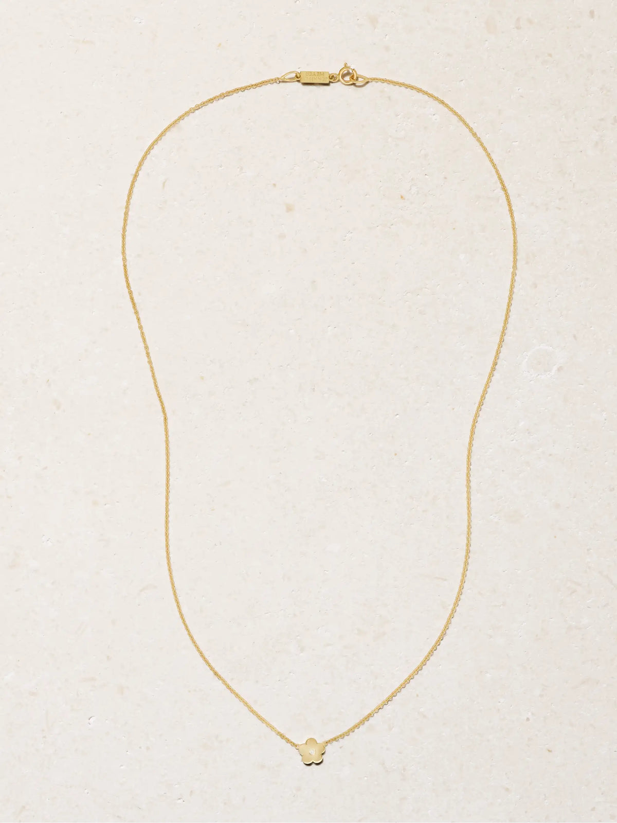 Mini Daisy 18-karat Gold Diamond Necklace