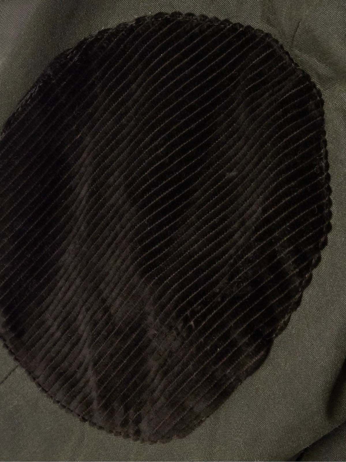 Oversized Corduroy-trimmed Waxed Organic Cotton Jacket