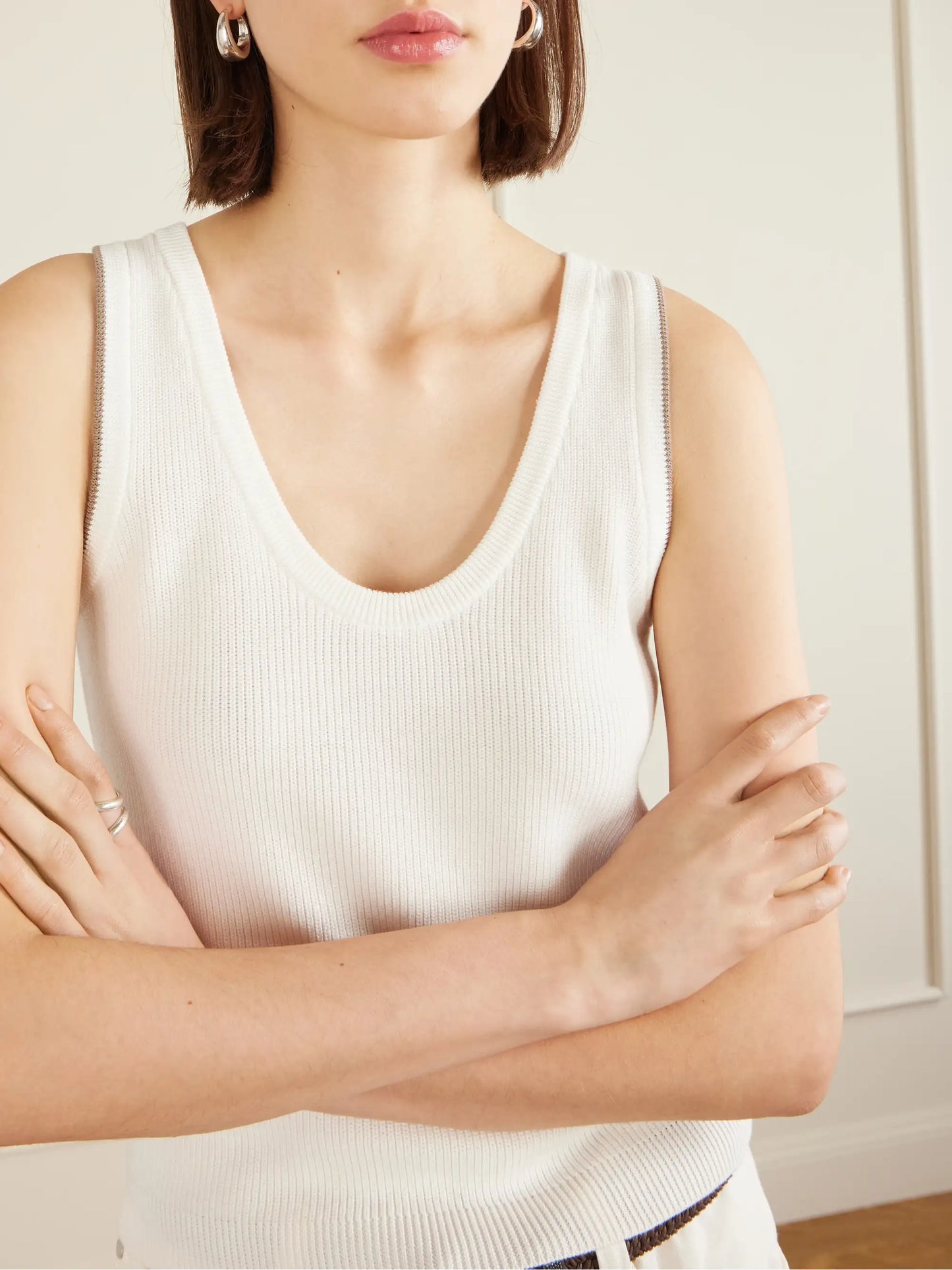 Ribbed Cotton Tank