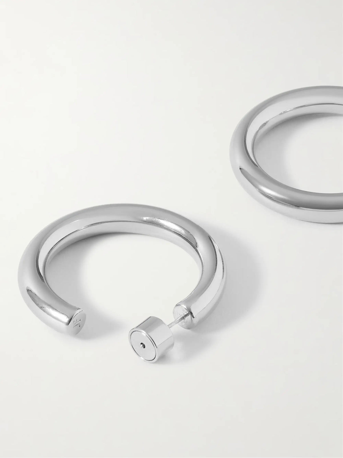 Natasha Mini Silver-plated Hoop Earrings
