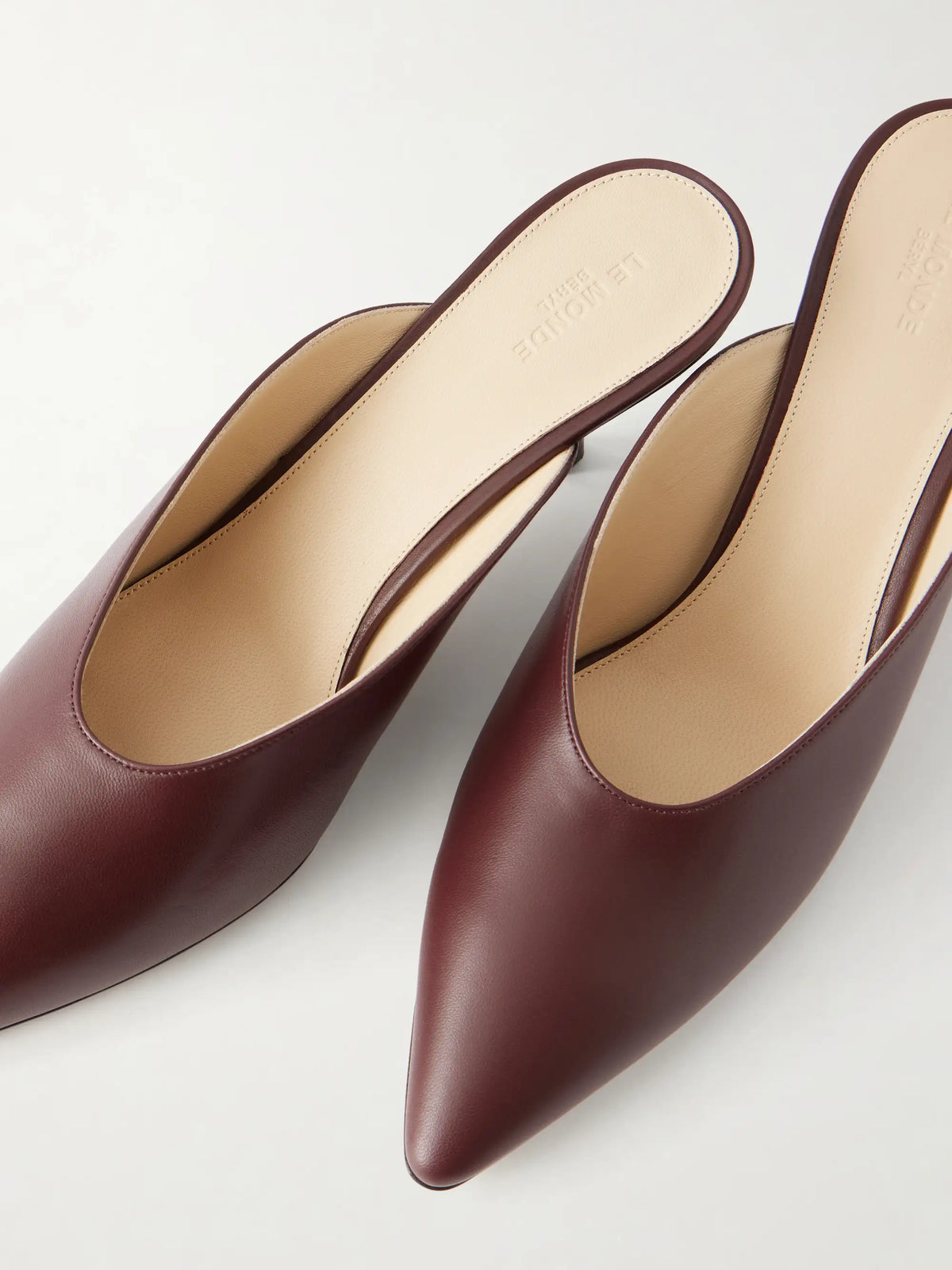 Petra 65 Leather Mules