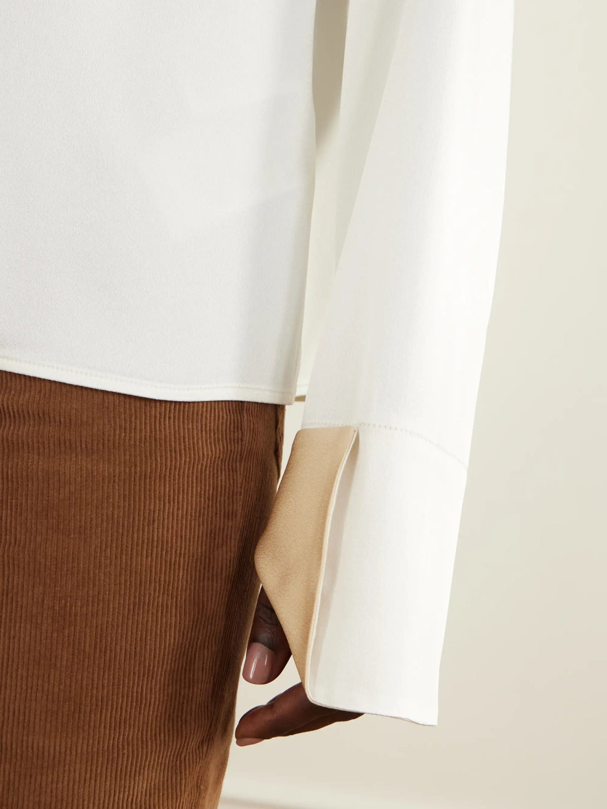 Stella McCartney Tie-detailed Satin Blouse