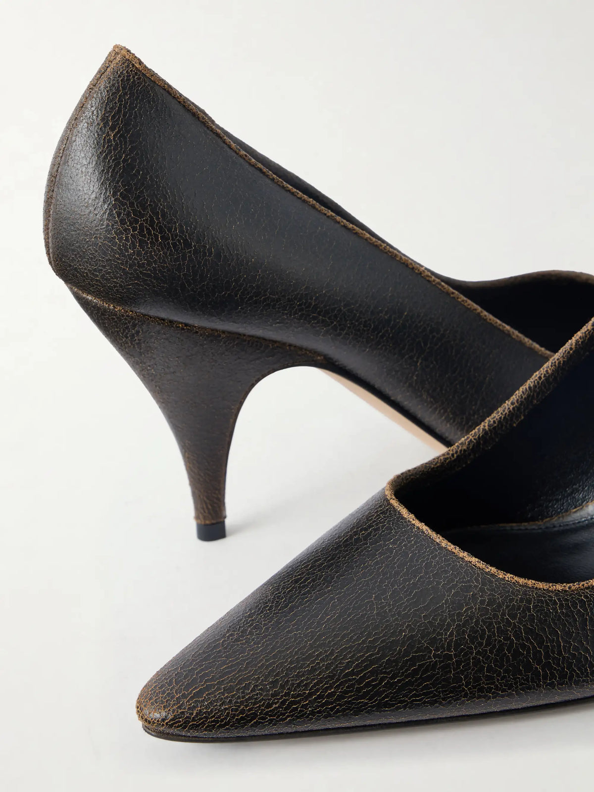 Liisa Waxed Suede Pumps
