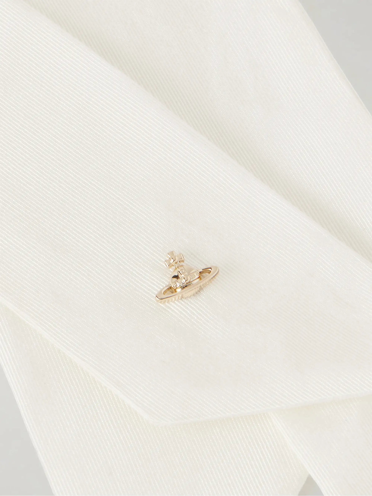 Julia Bow-detailed Embellished Twill Hair Clip