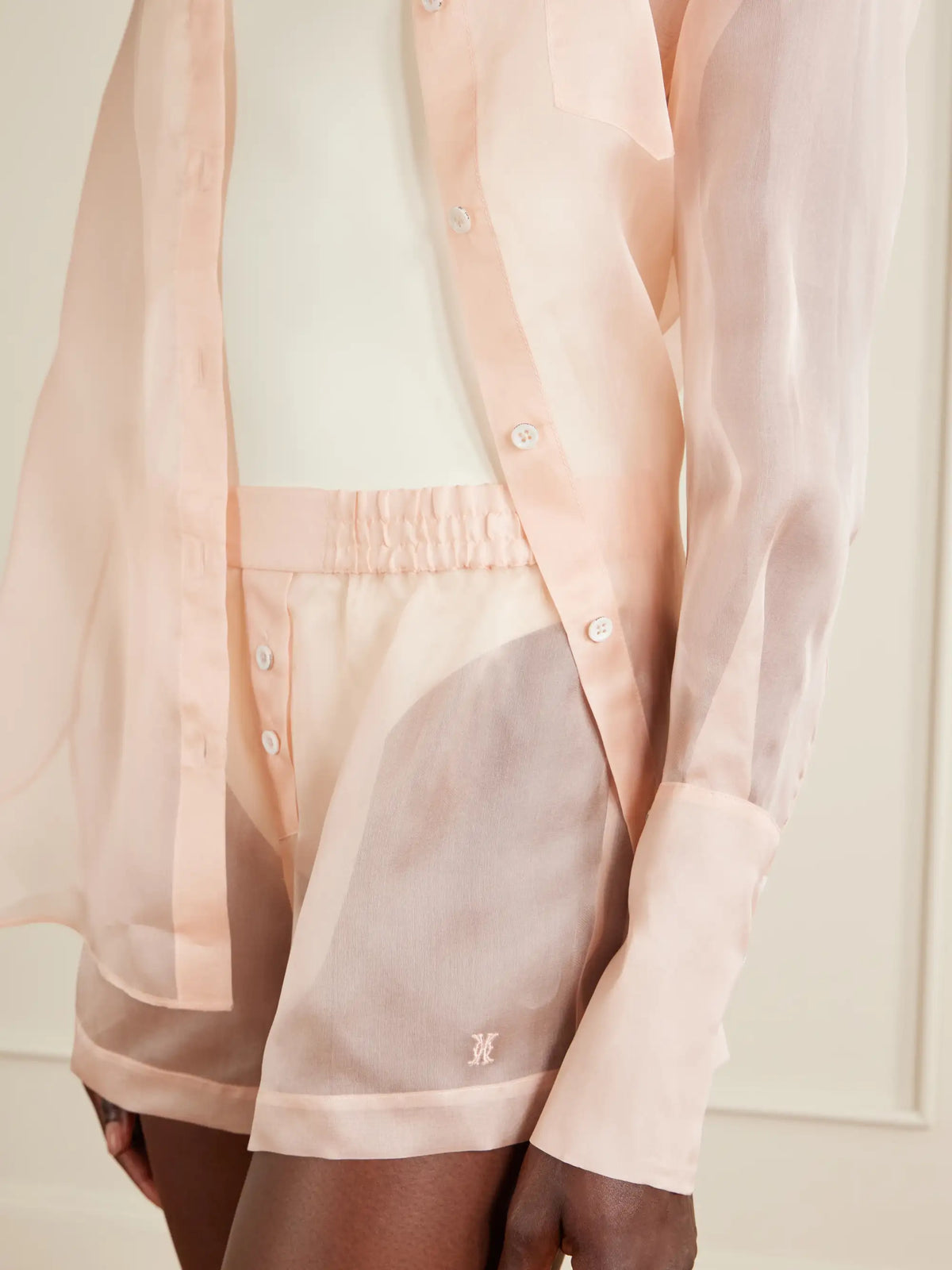 Kiki de Montparnasse Silk-organza Shorts