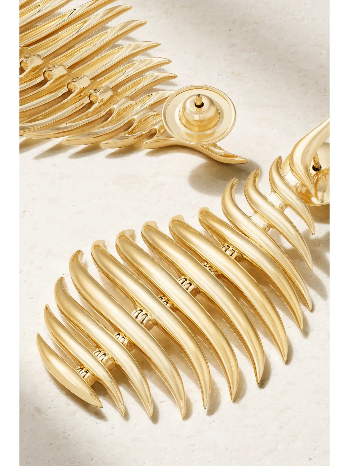 Flame Medium 18-karat Gold Earrings