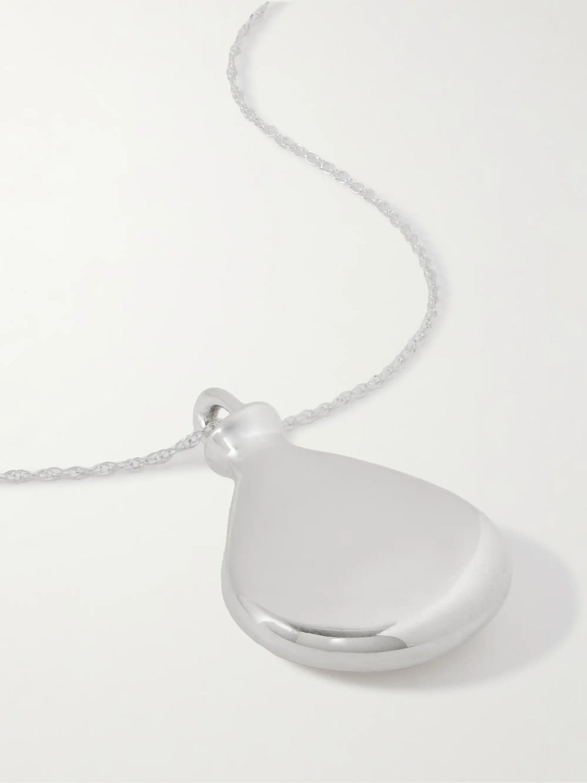 Perfume Silver Necklace