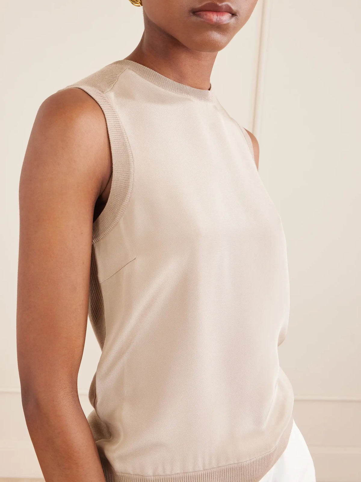 Max Mara Silk-blend Tank Top
