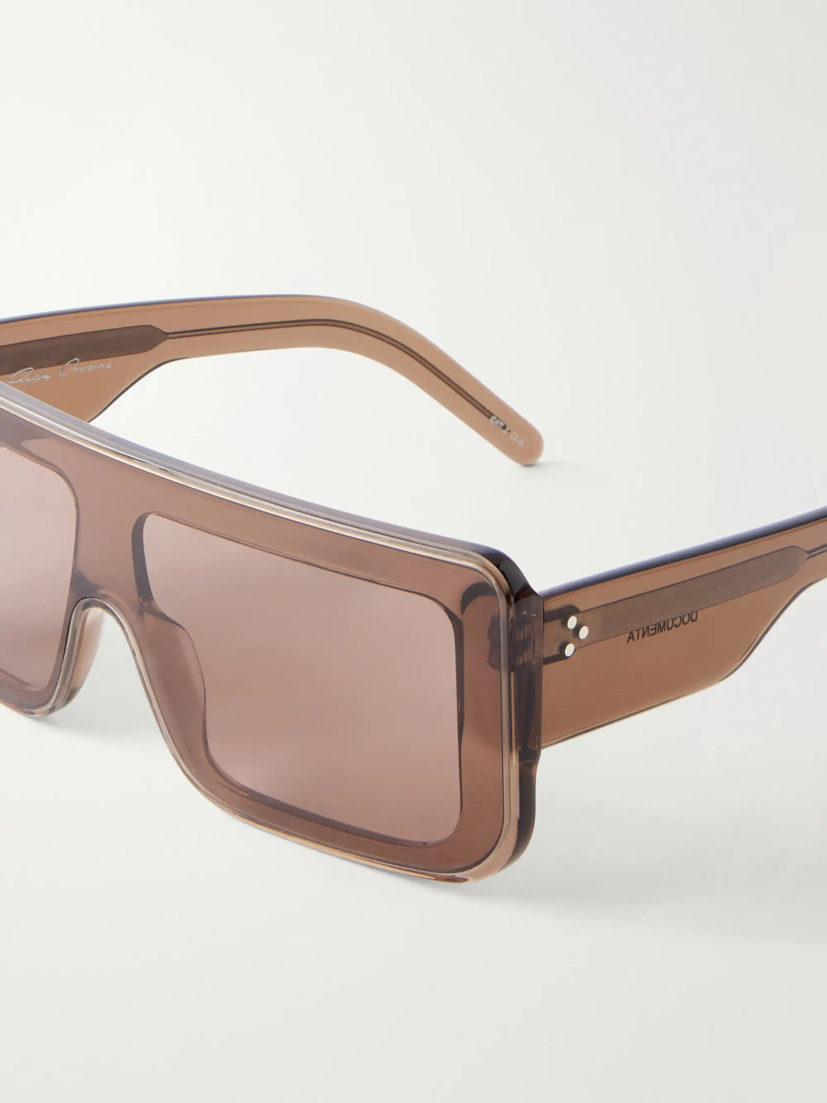 Rick Owens Documta Square Frame Acetate Sunglasses