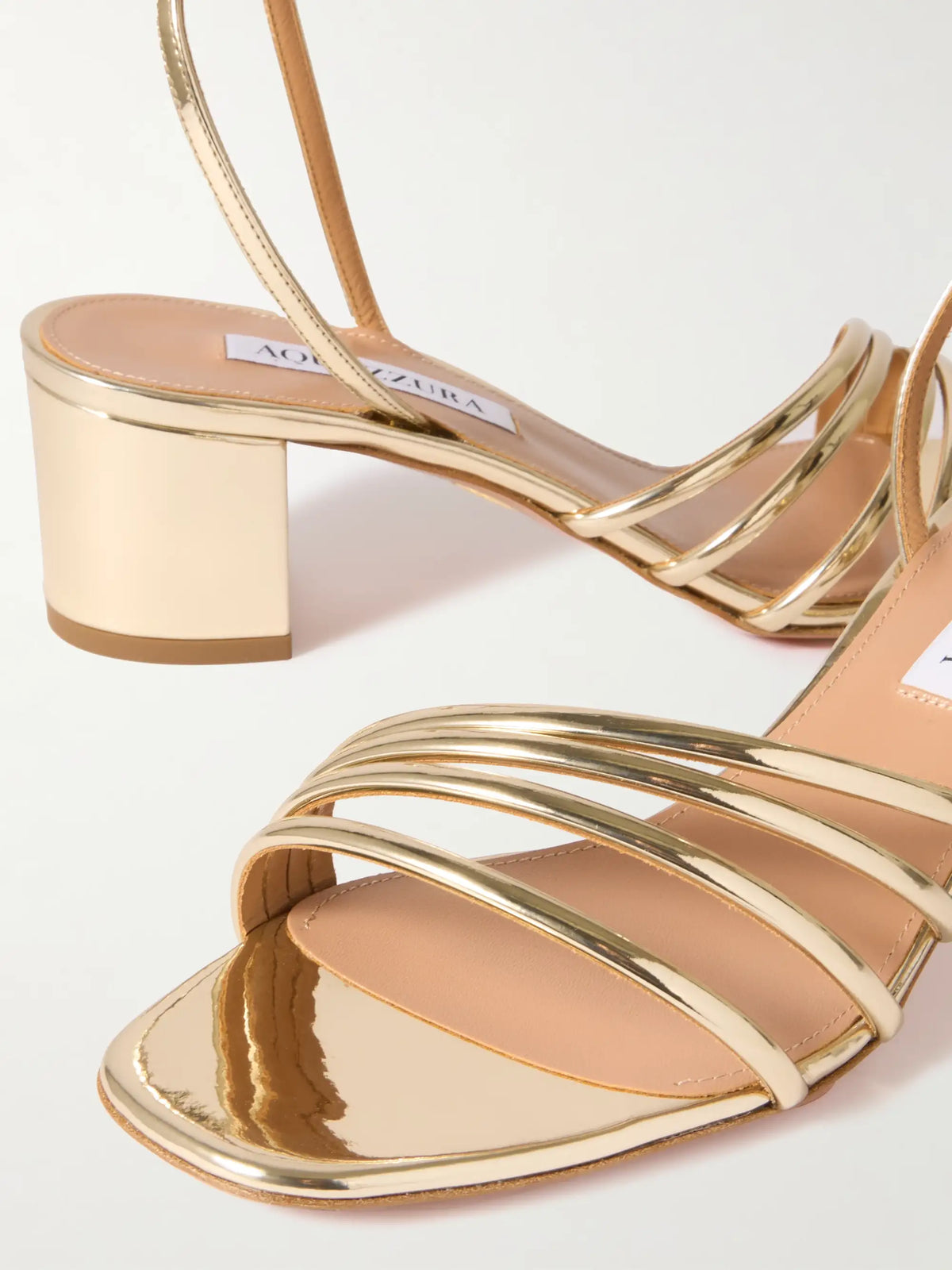 Latour 50 Metallic Leather Sandals